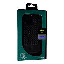 Чохол КОЖА POLO RAVEL для Apple iPhone 14 Black, фото 6