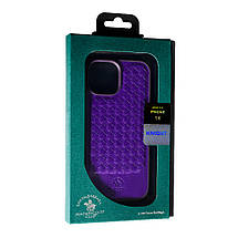 Чохол КОЖА POLO RAVEL для Apple iPhone 14 Purple, фото 5