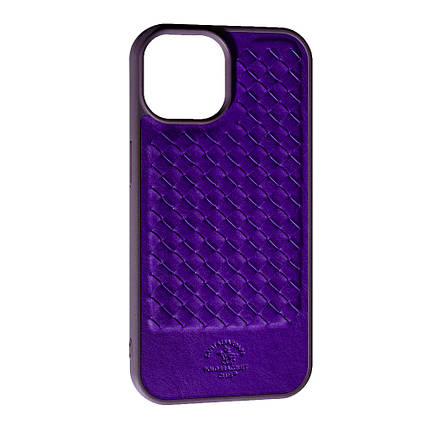 Чохол КОЖА POLO RAVEL для Apple iPhone 15 Purple, фото 1