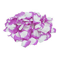 Лепестки роз (уп. 120шт) лилово-белые UNIVERMAG 76324