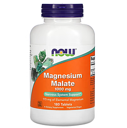 Magnesium Malate 1000 мг Now Foods 180 таблеток