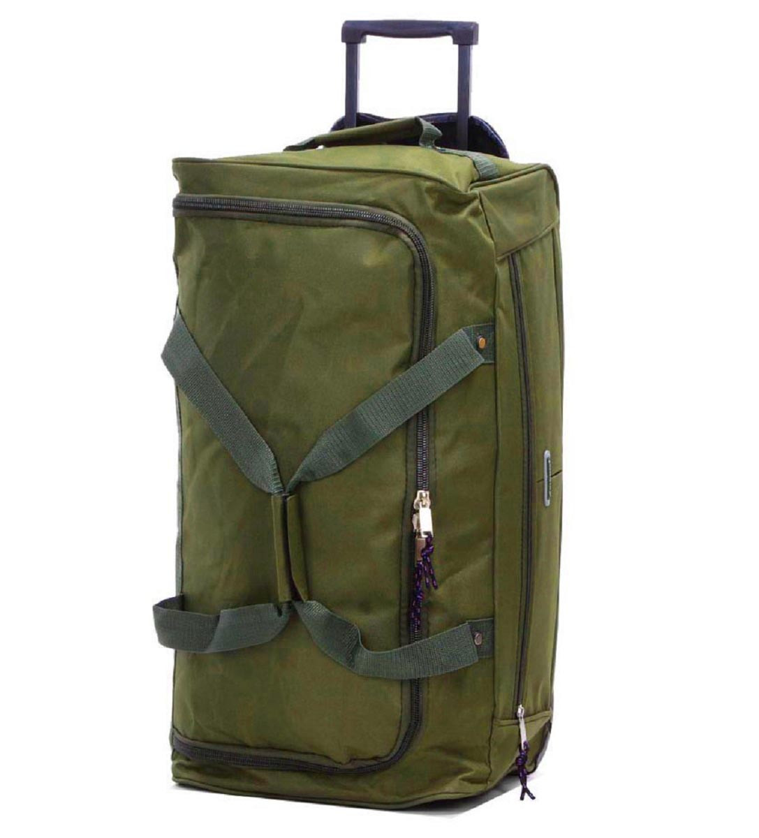 Сумка дорожня на колесах MADISSON 21062 середня 62 см оливкова, фото 1