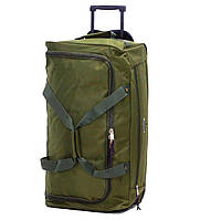 Сумка дорожня на колесах MADISSON 21062 середня 62 см оливкова