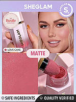 Рідкі кремові матові румяна SHEGLAM Blush Liquido Matte finish Love Cake Color Bloom Love Cake