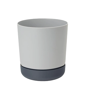 Горщик для квітів SATINA DUO 13 см 1.5 л круглий з підставкою