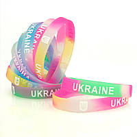 Браслет силиконовый Ukraine светонакопительный (уп 10 шт) UNIVERMAG 76423