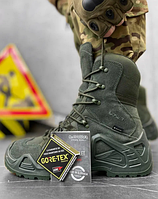 Армейские тактические берцы зсу осенние, военные ботинки lowa олива, берцы мужские утепленные pd307 43