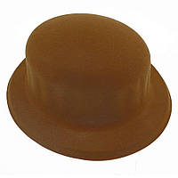 Шляпа Котелок флок (коричневая) UNIVERMAG 76956
