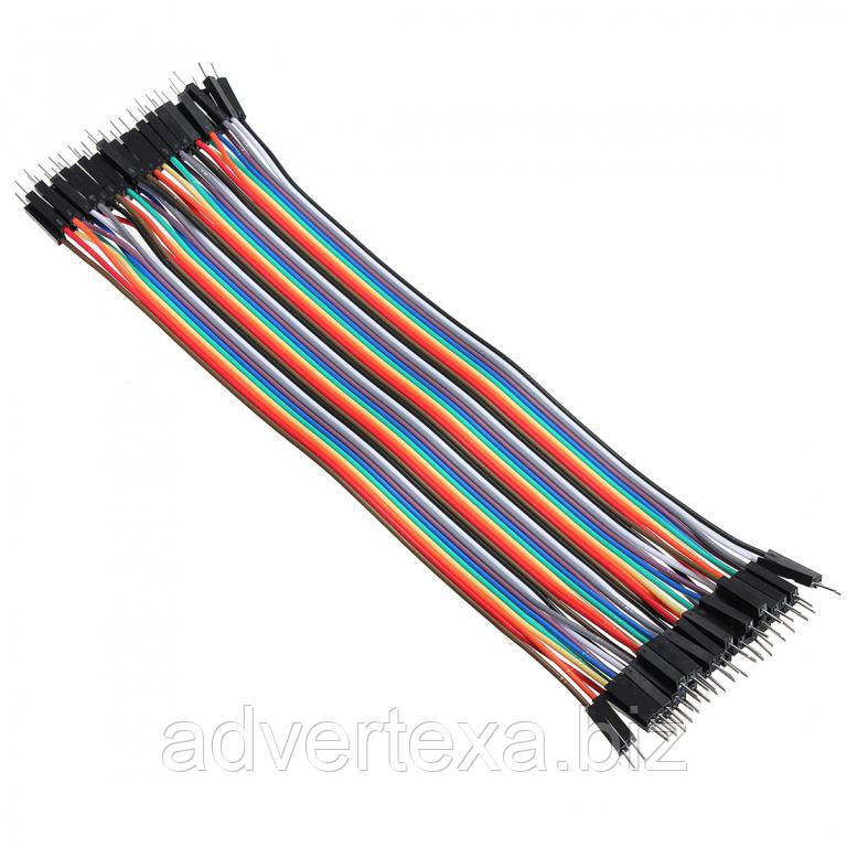 40x Dupont Дюпон кабель тато-тато 20см для Arduino