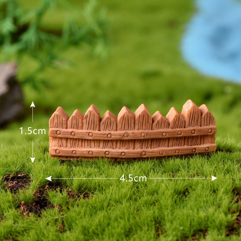 Мініатюра Паркан для діорами 4.5*1.5 см Світло-коричневий, фото 1