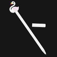 Ручка шариковая Фламинго (белая) сувенир UNIVERMAG 75849