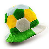 Шапка Футбольный мяч велюр (желто-зеленый) UNIVERMAG 75390