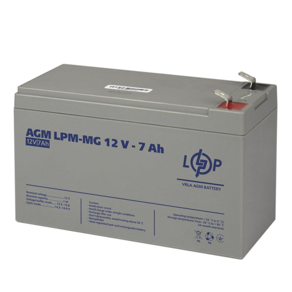 Акумулятор мультигелевий LPM-MG 12V - 7 Ah, фото 1