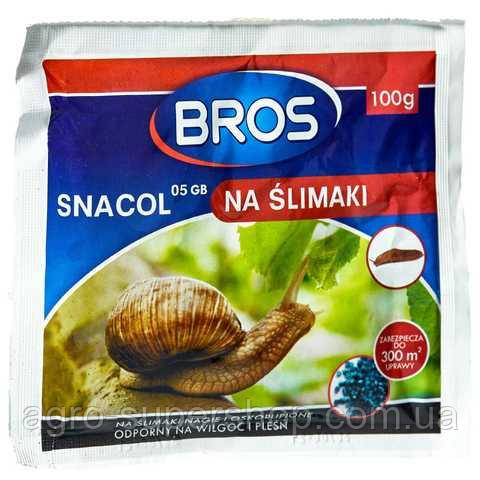 Лимацидний засіб Bros Snacol від слимаків 100 г, фото 1