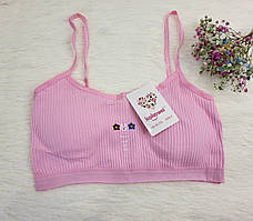 Підлітковий топ з підкладкою і знімними вкладишами. Нижня білизна для дівчини (40-44)