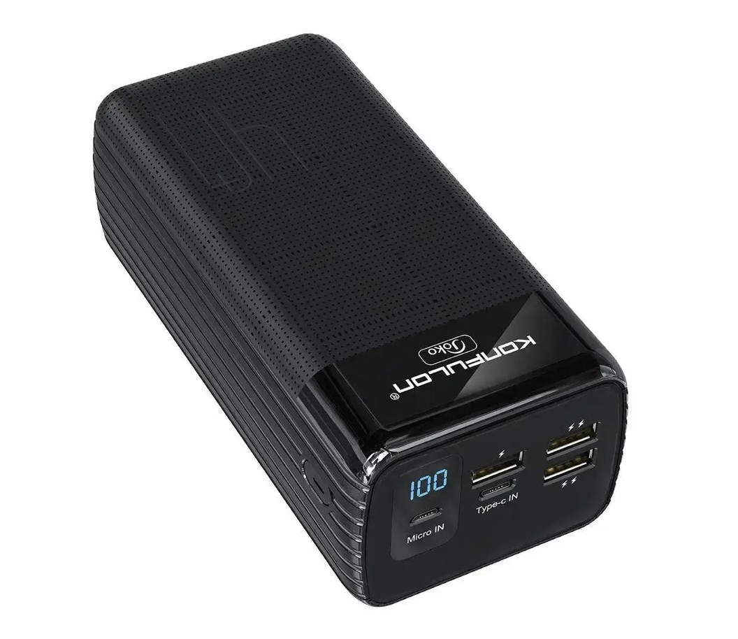 Портативные зарядные устройства Power Bank KONFULON A21S 50000 mAh, Мощный внешний аккумулятор powerbank VIC - фото 1 - id-p2085547646