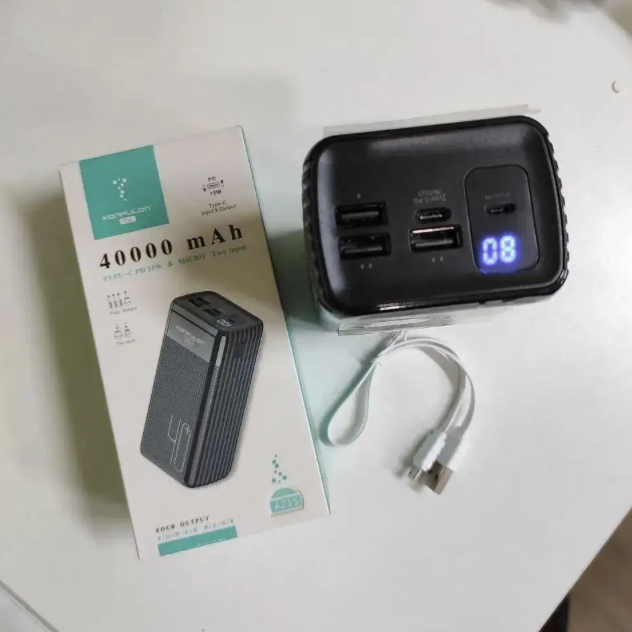 Портативные зарядные устройства Power Bank KONFULON A21S 50000 mAh, Мощный внешний аккумулятор powerbank VIC - фото 2 - id-p2085547646