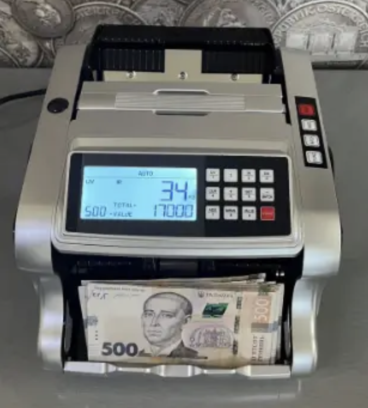 Машинка для счета денег с детектором и выносным дисплеем Bill Counter AL 6600, Денежно-счетная машинка VIC - фото 6 - id-p2085547661