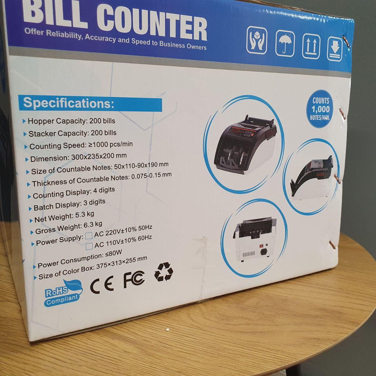 Машинка для счета денег с детектором и выносным дисплеем Bill Counter AL 6100, Денежно-счетная машинка VIC - фото 4 - id-p2085547664