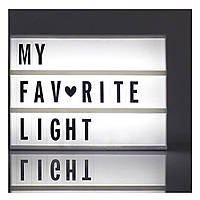 Светящийся ЛАЙТБОКС 80 БУКВ LIGHTBOX А4