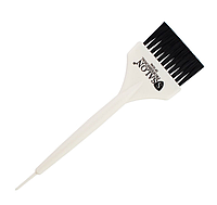 Кисть для окрашивания волос Salon Professional № 0246, ширина щетины 5 см, цвет белый