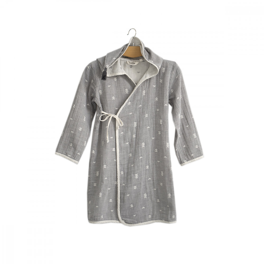 Халат дитячий Buldans - Ivy antrasit 1/2 антрацит 1-2 роки 80-98 см, фото 1