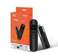 Смарт ТВ приставка LEMFO M98-Y10 2/16 Гб Smart TV Stick Android 13 (ATV) с голосовым пультом