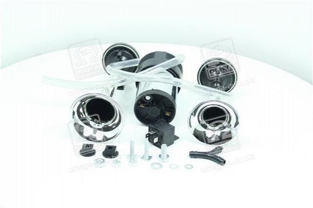 Сигнал дудка з компресором 2 шт. хром 165/215мм 12 V  SL-1014С