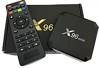 Приставка smart tv box x96 mini 4-ядерная 2Гб/16Гб андроид 7.1.2, Смарт ТВ бокс на Android Х96 мини S905W VIC