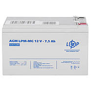 Акумулятор мультигелевий LPM-MG 12V - 7.5 Ah, фото 2