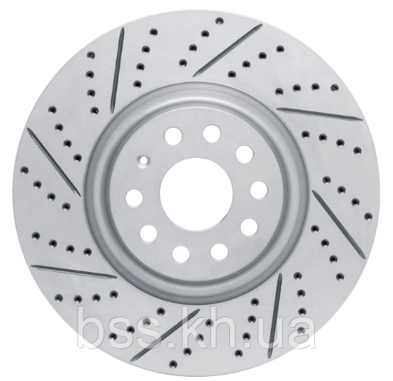 Диск гальмівний передній R1 CONCEPTS CARBON GEOMET для VW Tiguan 340mm 830-74034 5Q0615301G