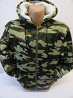 Кофта камуфльована з капюшоном для чоловіків