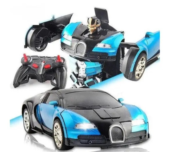 Робот-трансформер машинка 30 см 2в1 Bugatti Car Robot TT663 на пульті керування
