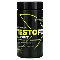 Тестостерон ALLMAX, TestoFX Sport, Testosterone Support Formula, 80 Capsules