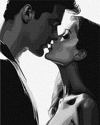 Картина по цифрам Ідейка Ніжний поцілунок ©art_selena_ua (KH8373) 40 х 50 см