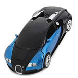 Робот-трансформер машинка 30 см 2в1 Bugatti Car Robot TT663 на пульті керування, фото 4