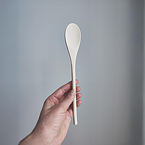 Набори кухонного приладдя дерево 6 предметів з підставкою кераміка білий, фото 2