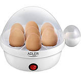 Яйцеварка електрична Adler AD 4459 (450 Вт, до 7 яєць одночасно, автовимкнення, компактна), фото 3