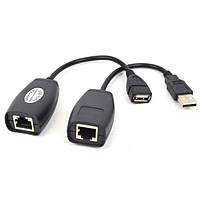 Приймач-передавач відеосигналу Atis USB to RJ45 на 45 м пасивний