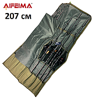 Чохол для коропових вудилищ з котушками 207см Feima GP-1321 (AIFEIMA) Зелений
