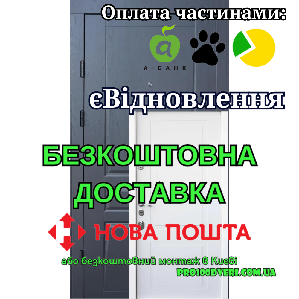 Вхідні двері Авангард Тріно Qdoors