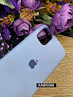 Чехол с открытым низом на Айфон 11 Про Голубой | iPhone 11 Pro SoftCase Lilac