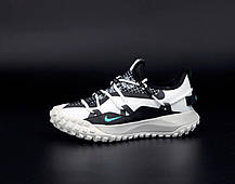 Чоловічі кросівки термо Nike ACG Mountain Fly Low White Black Mint Найк АСДЖ флай білі чорні єврозима осінь для хлопців, фото 4