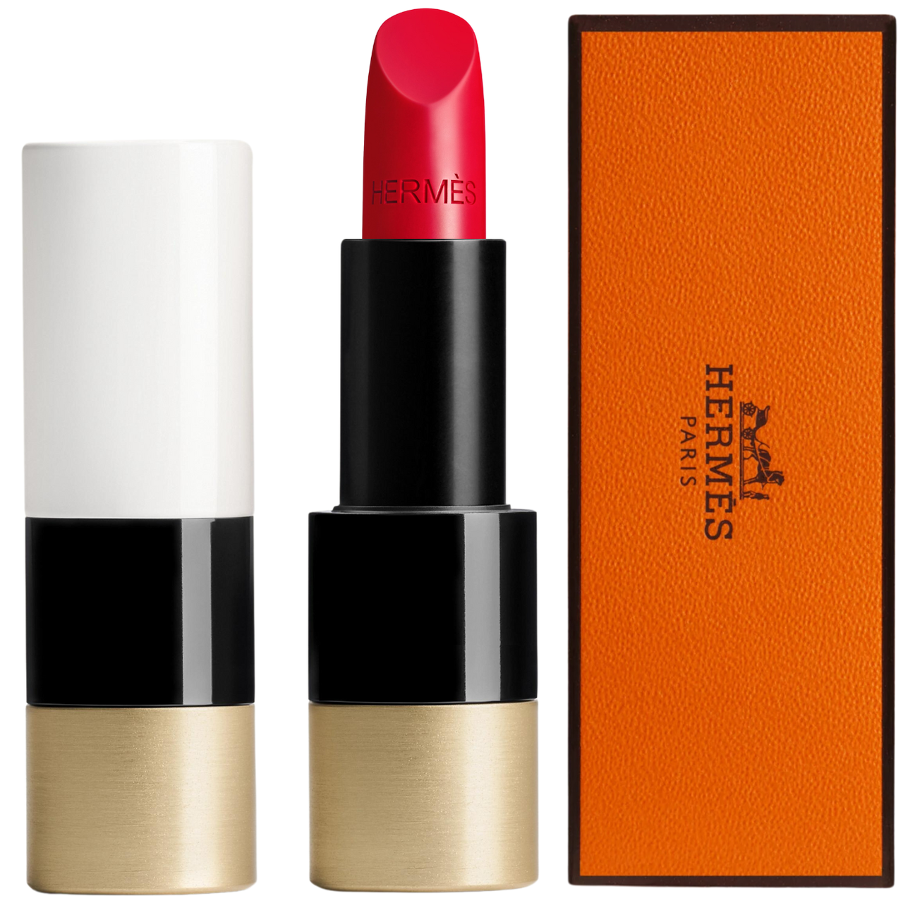 Сатинова помада Hermes Rouge Satin Lipstick 66 Rouge Piment 3.5 г