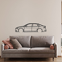 Авто Audi A3 2015, декор на стену из металла
