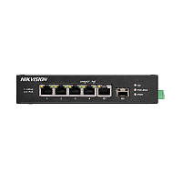 4-портовий PoE комутатор Hikvision DS-3T0306HP-E/HS некерований