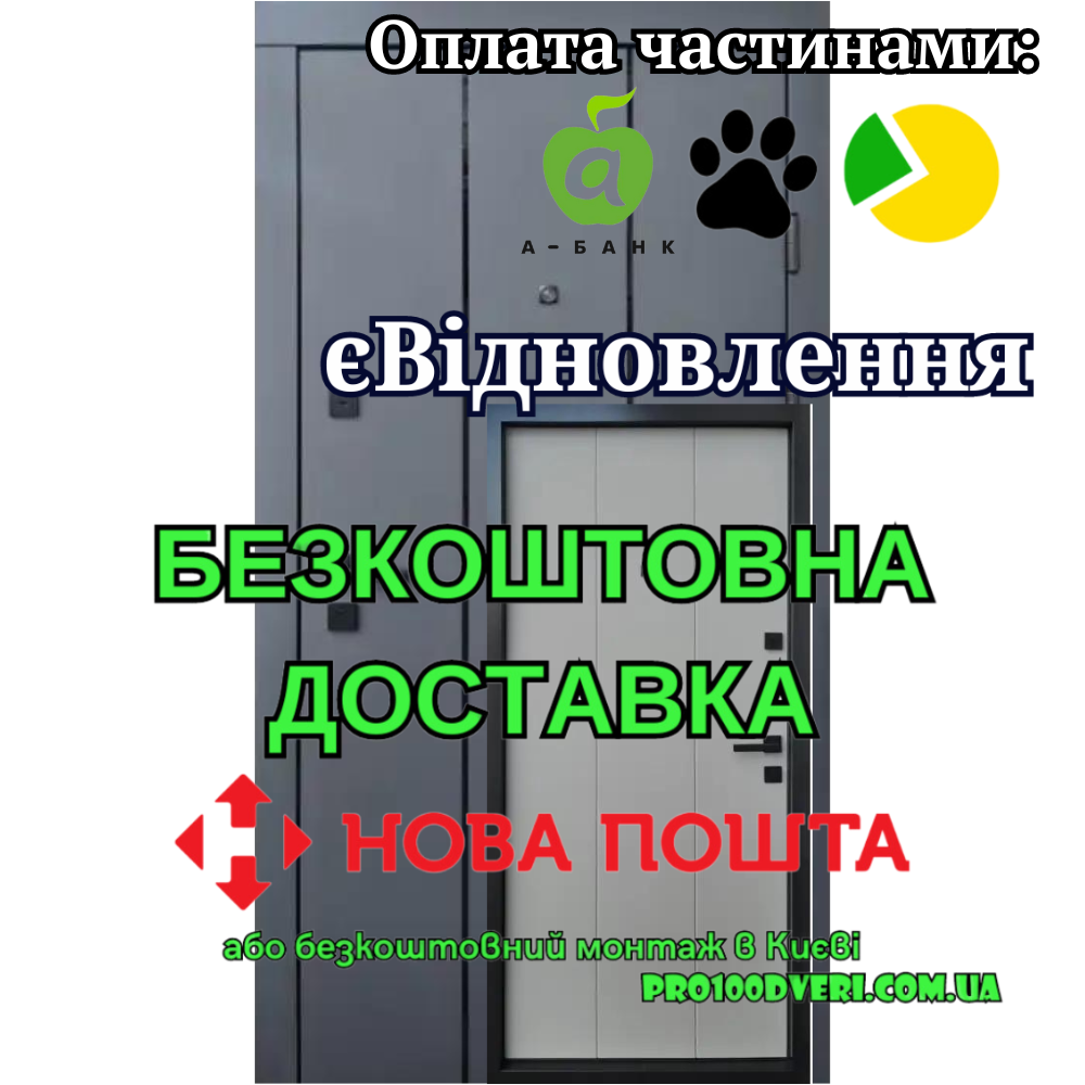 Вхідні двері Преміум Вертикаль-АК Qdoors
