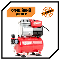 Компрессор безмасляный 3 л, 0.3 кВт, 220 В, 3.2 атм, 45 л/мин INTERTOOL PT-0001 (0.3 кВт, 45 л/мин, 4 л) PAK