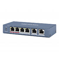 4-портовий PoE комутатор Hikvision DS-3E0106HP-E некерований