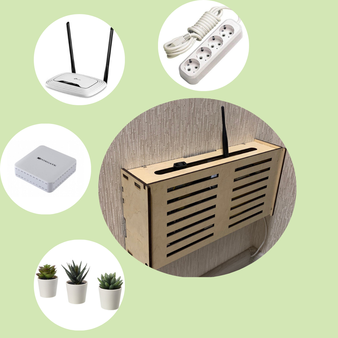 Настенная коробка для роутера Wi-Fi, цена 550 ₴: купить на Prom.ua ...